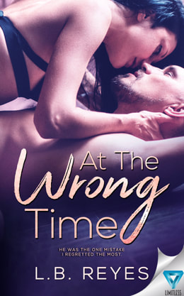 Contemporary Romance book cover design, ebook, kindle, Amazon, LB Reyes, At The Wrong Time