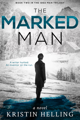 Thriller book cover design, ebook kindle amazon , Kristin Helling, The marked man