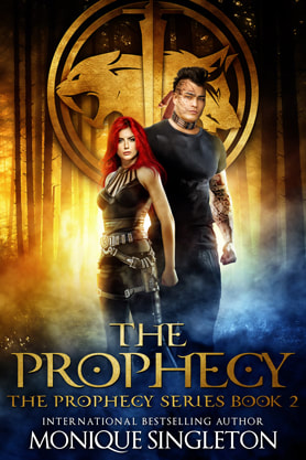 Urban Fantasy book cover design, ebook kindle amazon, Monique Singleton, The Prophecy