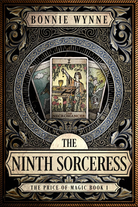Fantasy book cover design, ebook kindle amazon, Bonnie Wynne, The Ninth Sorceress