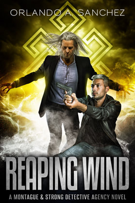 Urban Fantasy book cover design, ebook kindle amazon, Orlando A. Sanchez, reaping wind