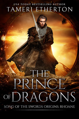 Epic Fantasy book cover design, ebook kindle amazon, Tameri Etherton, The Prince Of Dragons