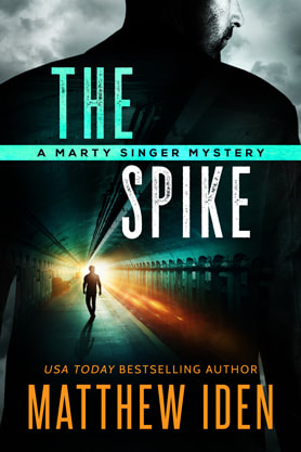 Thriller book cover design, ebook kindle amazon , Matthew Iden, The Spike