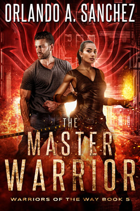 Urban Fantasy book cover design, ebook kindle amazon, Orlando A. Sanchez, The Master Warrior
