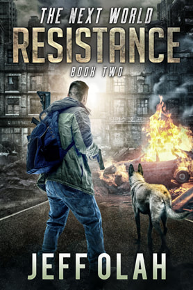 Post-Apocalyptic book cover design, ebook kindle amazon, Jeff Olah, Resistance
