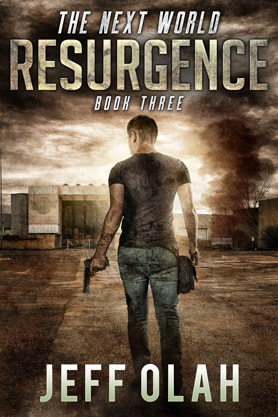 Post-Apocalyptic book cover design, ebook kindle amazon, Jeff Olah, Resurgence