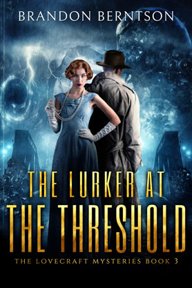 Urban Fantasy book cover design, ebook kindle amazon, Brandon Berntson, The Lurker at the Threshold