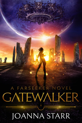 Science Fiction Fantasy book cover design, ebook kindle amazon, Joanna Starr, Gatewalker