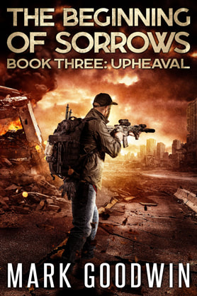 Post-Apocalyptic book cover design, ebook kindle amazon, Mark Goodwin, Upheaval