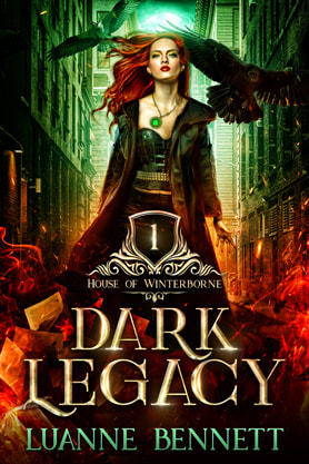 Urban Fantasy book cover design, ebook kindle amazon, Luanne Bennett, Dark Legacy