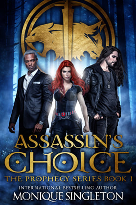 Urban Fantasy book cover design, ebook kindle amazon, Monique Singleton, Assassins Choice