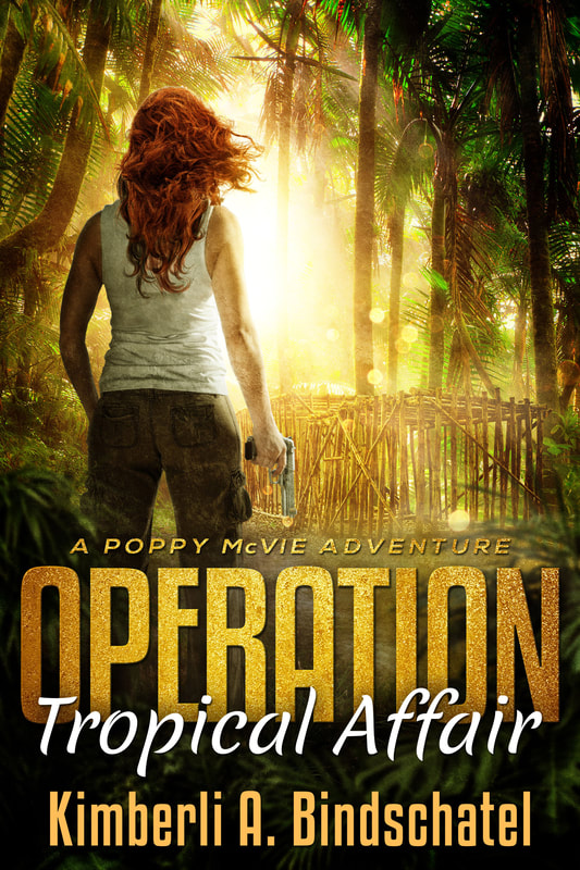 Thriller book cover design, ebook kindle amazon, Kimberly A Bindschatel, Operation Tropical Affair 