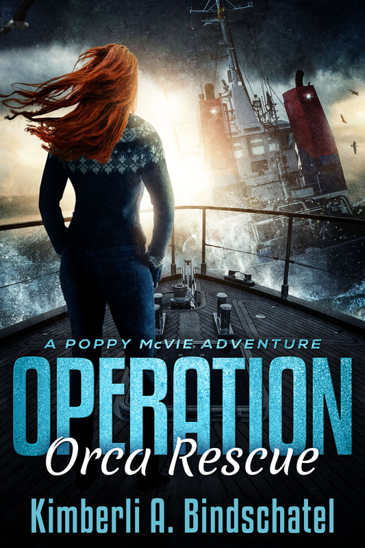 Thriller book cover design, ebook kindle amazon, Kimberly A Bindschatel, Operation Orca Rescue