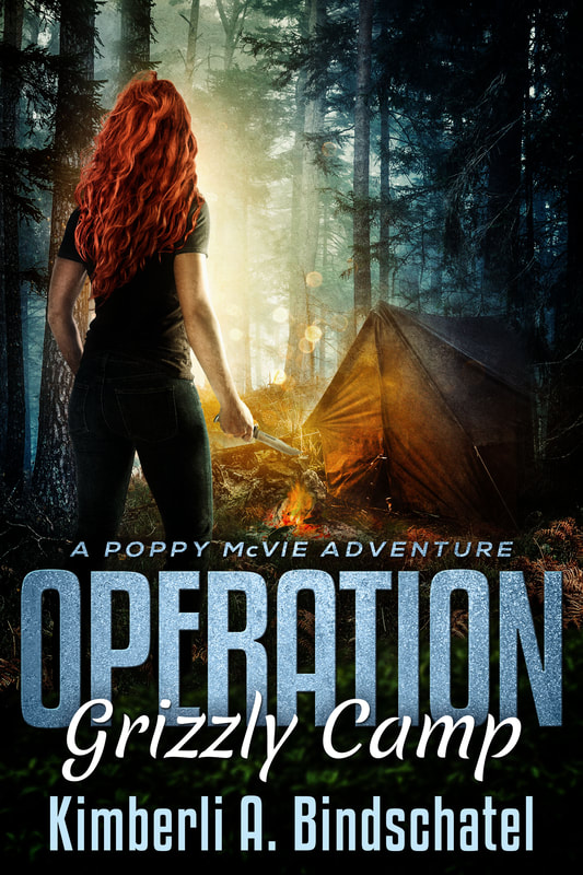Thriller book cover design, ebook kindle amazon, Kimberly A Bindschatel, Operation Grizzly Camp 