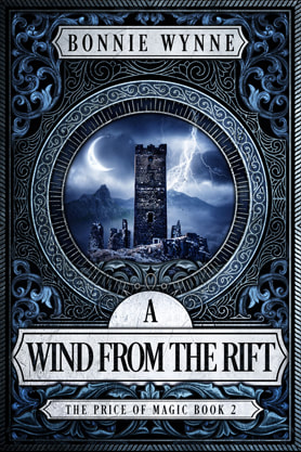 Fantasy book cover design, ebook kindle amazon, Bonnie Wynne, Wind From The Rift