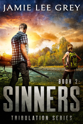 Post-Apocalyptic book cover design, ebook kindle amazon, Jamie Lee Grey, Sinners