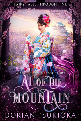 Epic fantasy book cover design, ebook kindle amazon, Dorian Tsukioka, Ai Of the Mountain