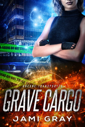 Urban Fantasy book cover design, ebook kindle amazon, Jami Gray, Grave Cargo