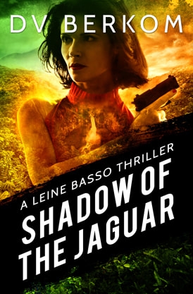 Thriller book cover design, ebook kindle amazon , DV Berkom, Shadow of the jaguar