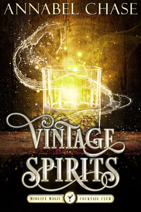 Fantasy book cover design, ebook, kindle, amazon cover, Annabel Chase, Vintage Spirits