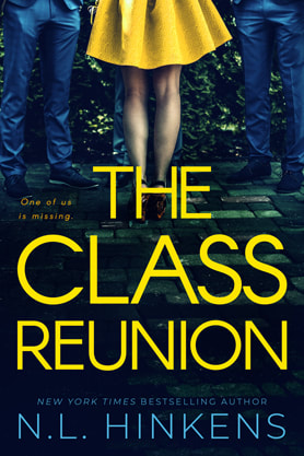 Thriller book cover design, ebook kindle amazon, N L Hinkens, The Class Reunion
