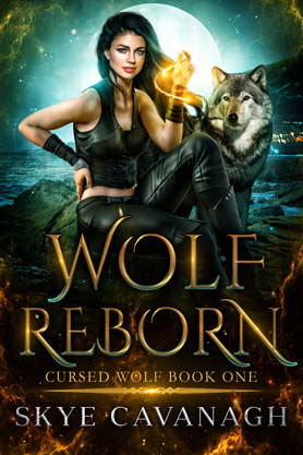 Urban Fantasy book cover design, ebook kindle amazon, Skye Cavanagh, Wolf Reborn