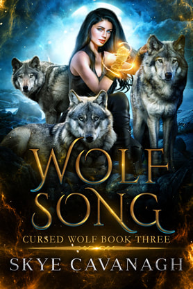 Urban Fantasy book cover design, ebook kindle amazon, Skye Cavanagh, Wolf Song