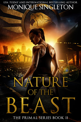 Urban Fantasy book cover design, ebook kindle amazon, Monique Singleton, Nature Of The Beast