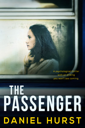 Thriller book cover design, ebook kindle amazon, Daniel Hurst, The Passenger