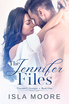 Contemporary Romance book cover design, ebook kindle amazon, Isla Moore, The Jennifer Files