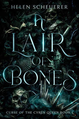  Fantasy book cover design, ebook kindle amazon, Helen Scheuerer, A lair of bones