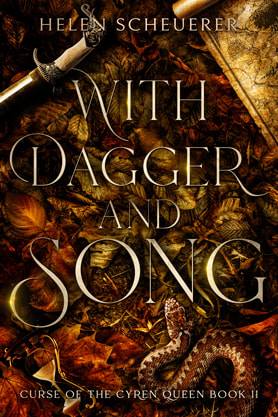  Fantasy book cover design, ebook kindle amazon, Helen Scheuerer, With dagger and song