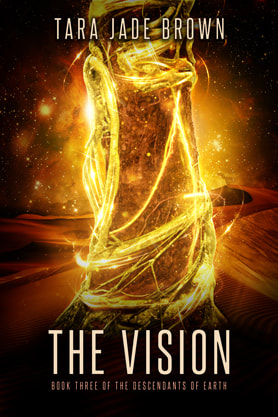 Science Fiction Fantasy book cover design, ebook kindle amazon, Tara Jade Brown, The Vision