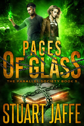 Post-Apocalyptic book cover design, ebook kindle amazon,Stuart Jaffe, Pages of glass