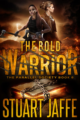 Post-Apocalyptic book cover design, ebook kindle amazon,Stuart Jaffe, The bold warrior