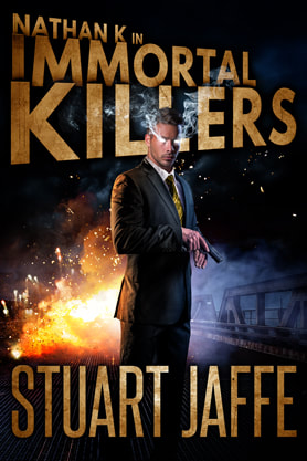 Urban Fantasy book cover design, ebook kindle amazon, Stuart Jaffe, Immortal Killers
