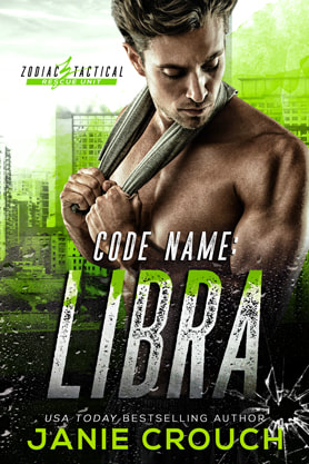 Romantic Suspense book cover design, ebook kindle amazon, Janie Crouch, Code Name: Libra