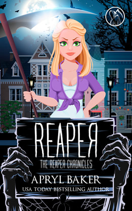 Horror book cover design, ebook kindle amazon, Apryl Baker, Reaper