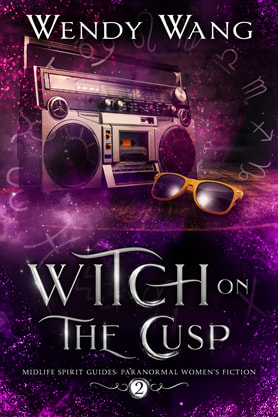 Fantasy book cover design, ebook, kindle, amazon cover, Wendy Wang, Witch on the Cusp