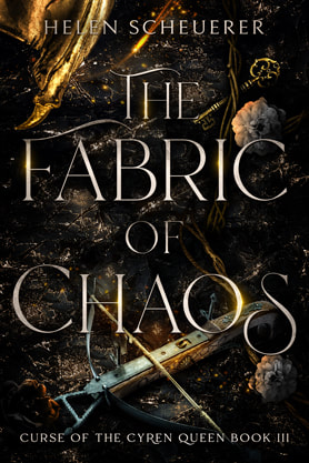 Fantasy romance book cover design, ebook kindle amazon,  Helen Scheuerer, The fabric of chaos