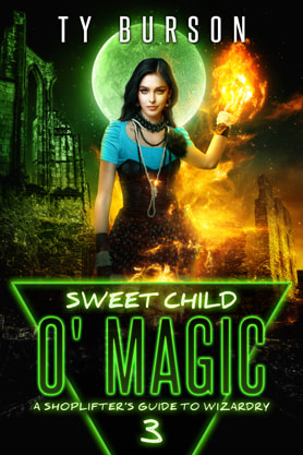 Urban Fantasy book cover design, ebook kindle amazon, Ty Burson, Sweet Child O' Magic