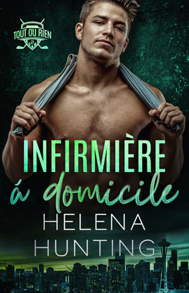 Contemporary Romance book cover design, ebook kindle amazon, Helena Hunting, Infirmiere a domicile