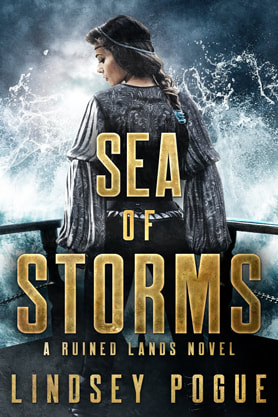 Urban Fantasy book cover design, ebook kindle amazon, Lindsey Pogue, Sea of storms