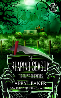Horror book cover design, ebook kindle amazon, Apryl Baker, The Reaping Season