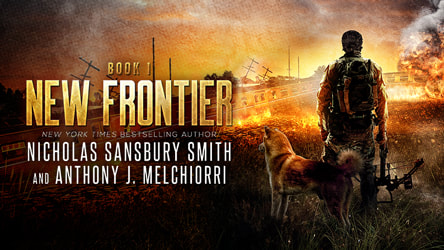 digital promo banner New Frontier by Nicholas Sansbury Smith and Anthony J. Melchiorri
