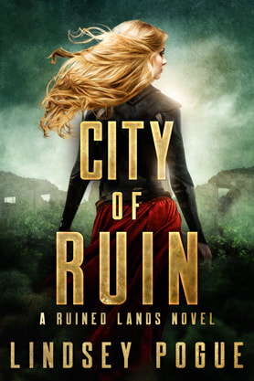 Urban Fantasy book cover design, ebook kindle amazon, Lindsey Pogue, City of ruin