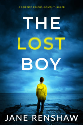 Thriller book cover design, ebook kindle amazon, Jane Renshaw, The Lost Boy