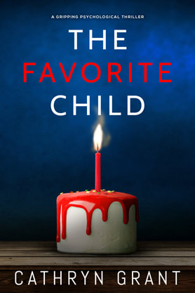 Thriller book cover design, ebook kindle amazon, Cathryn Grant, The Favorite Child