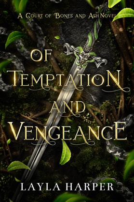  Fantasy book cover design, ebook kindle amazon, Layla Hrper, Of temptation and vengeance