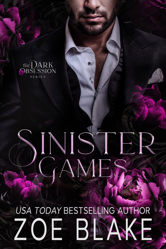 Contemporary Romance book cover design,ebook kindle amazon, Zoe Blake, Sinister Games